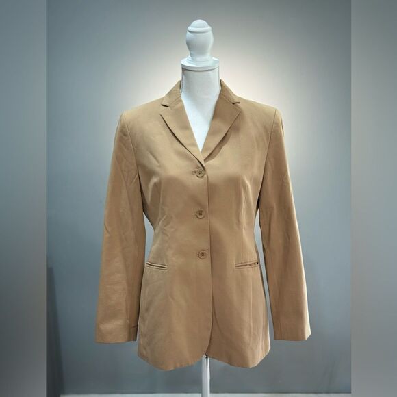Tan Valerie Stevens Jacket Size 8P EUC - Picture 1 of 7